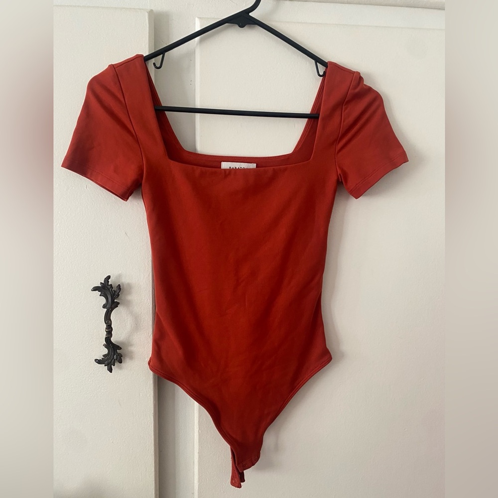 Aritzia Bold Red Bodysuit